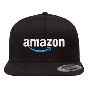 Black Prime Amazon  uniform Logo snapback hat cap